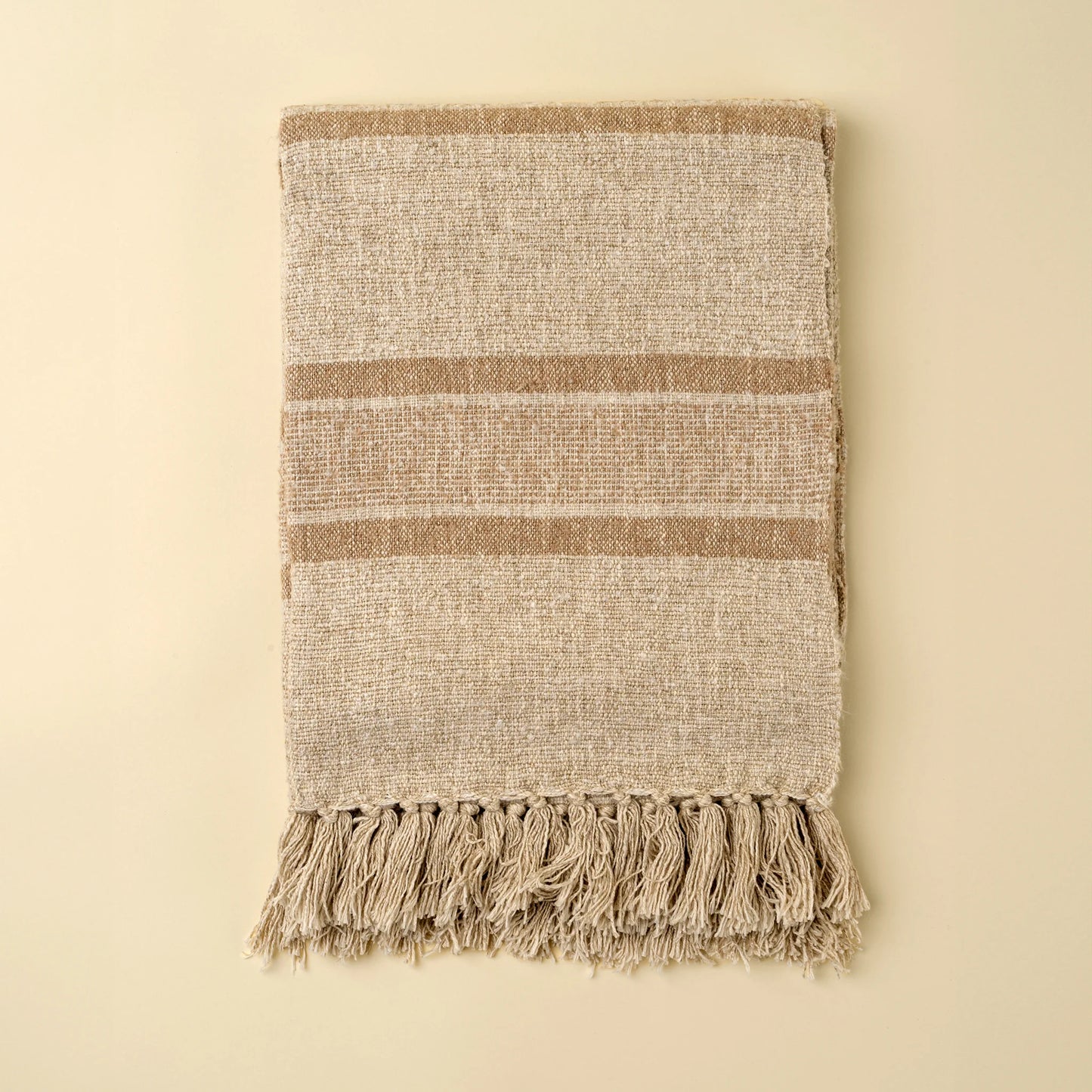 Tulum Striped Throw, Clay - Magnolia Lane co. Home + Garden + Gift