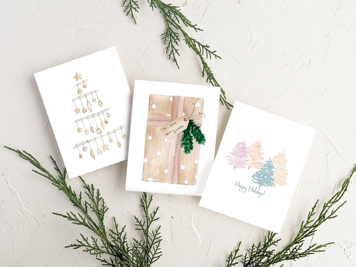 Minimalist Christmas Holiday Greeting Card