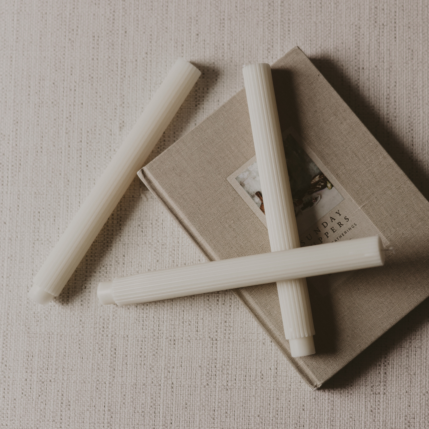 *NEW* Fluted Taper Candles, Set of 3 - Home Decor & Gifts