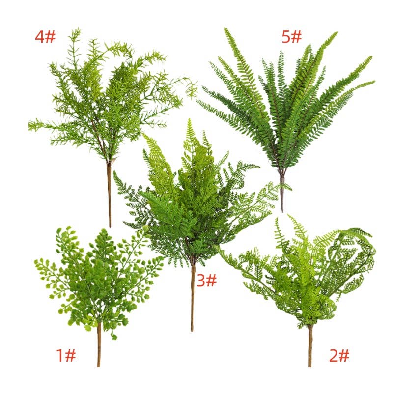 Artificial Fern leaves vase filler succulent branches