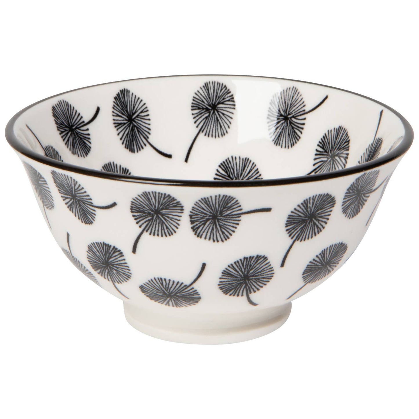 Now Designs Gray Dandelion Stamped Bowl 3.5 inch