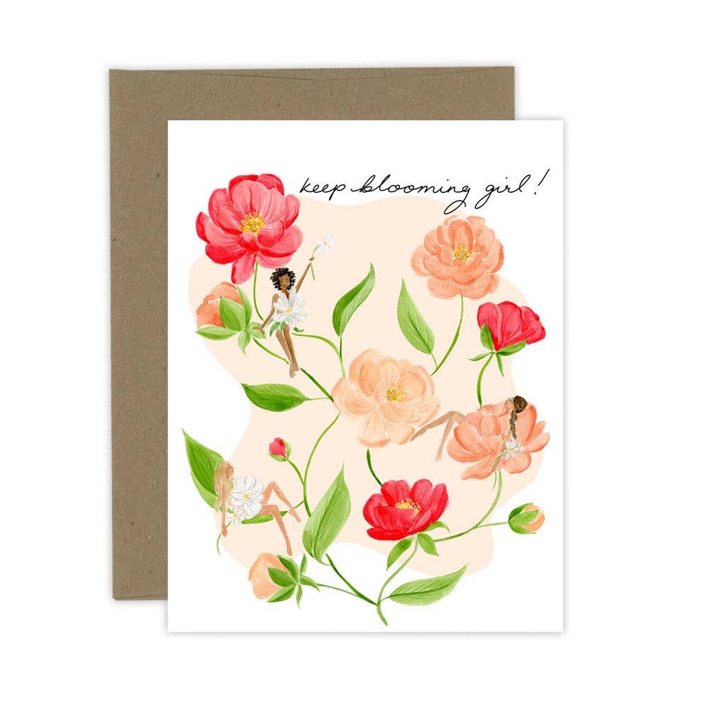Keep Blooming Girl! Card | Celebration