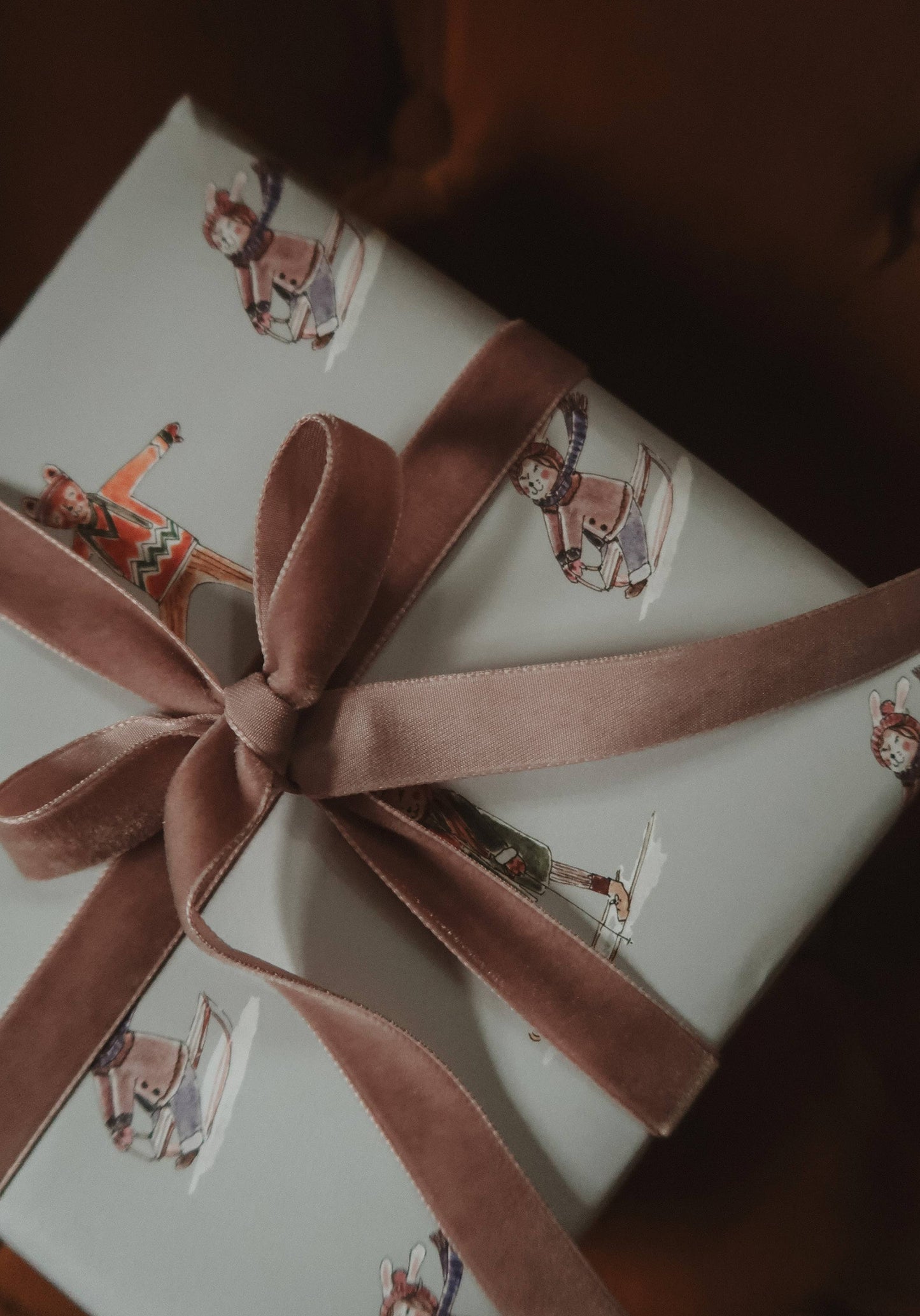 Set Of 3 Pieces Winter Joys Wrapping Paper