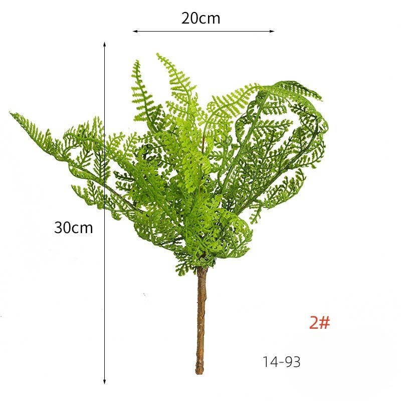 Artificial Fern leaves vase filler succulent branches