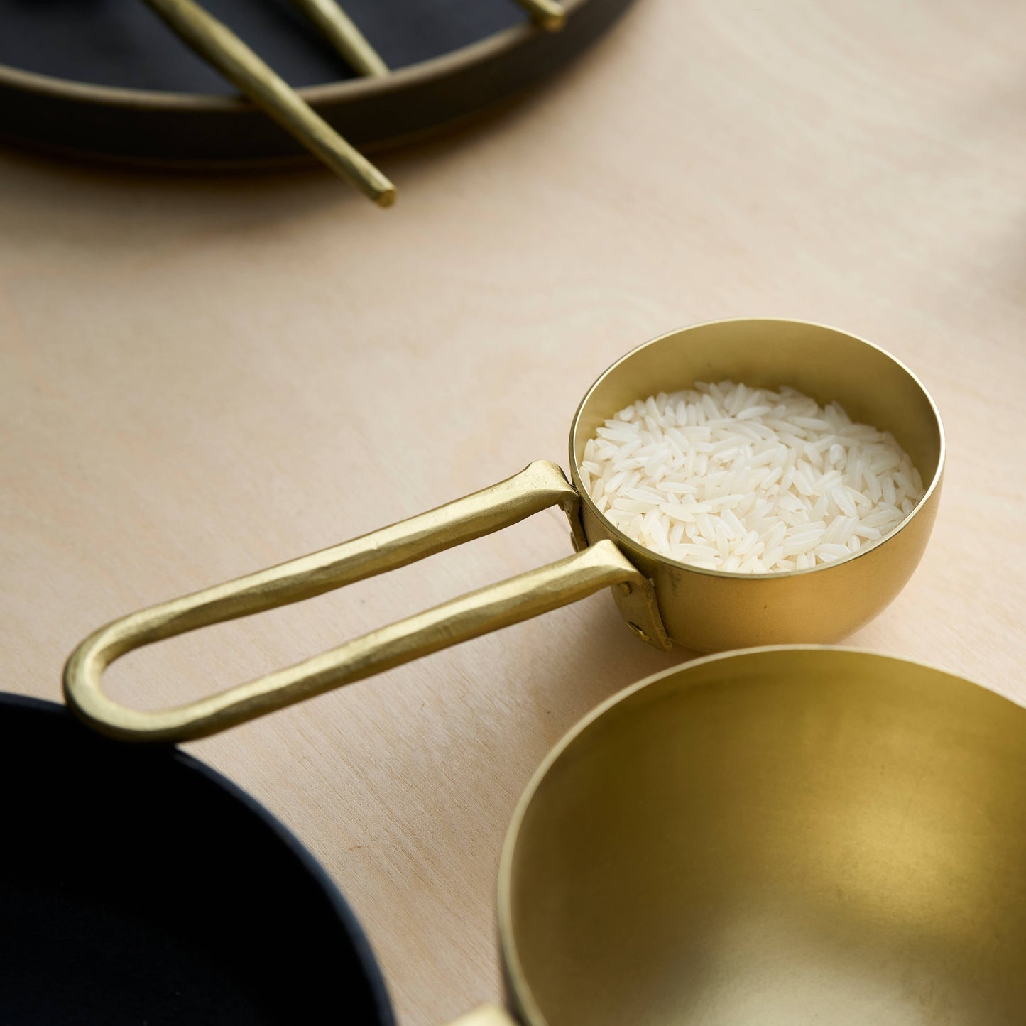 Forge Brass Coffee Scoops