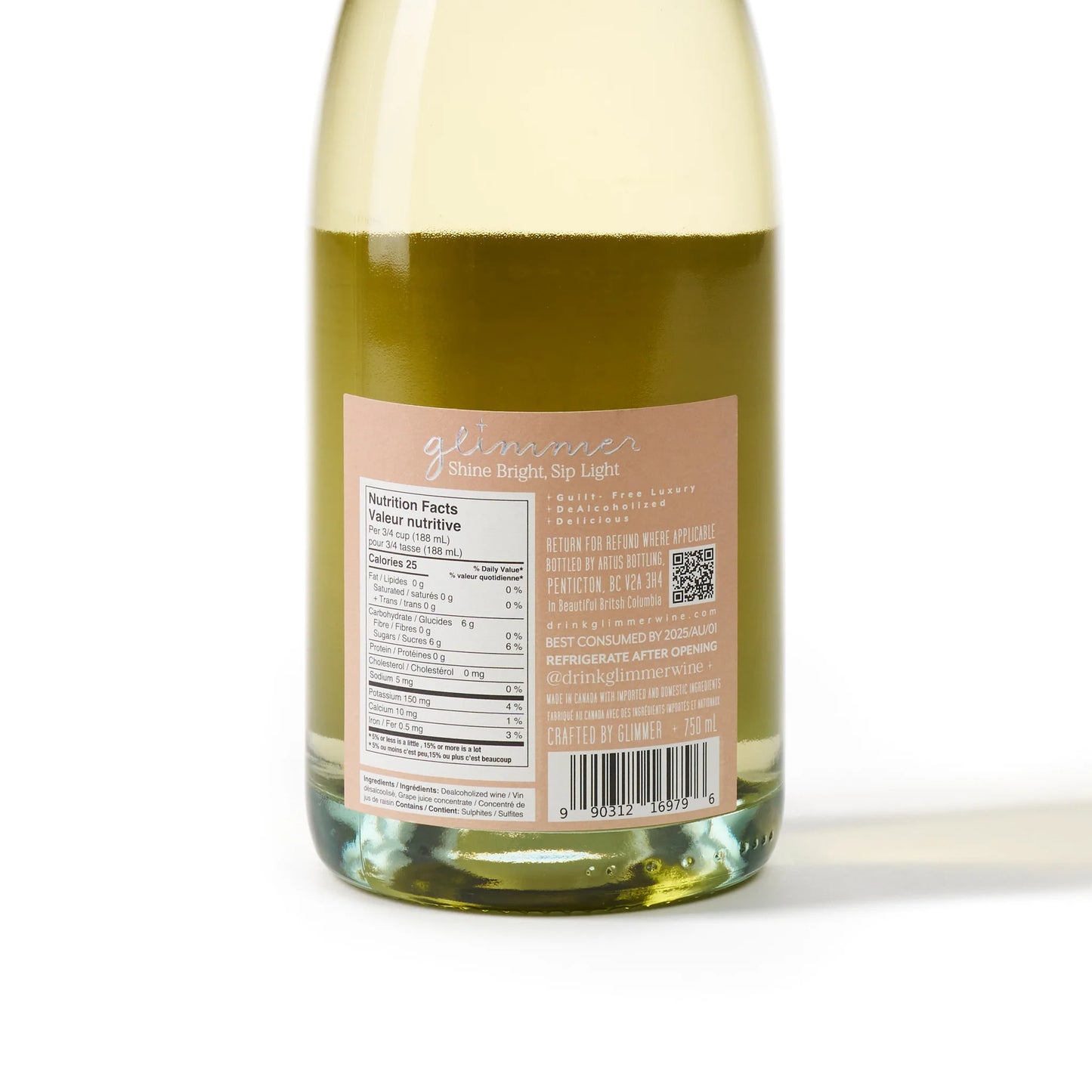 Glimmer Sparkling Wine + Stone Wine Bucket GIFT | Non Alcoholic