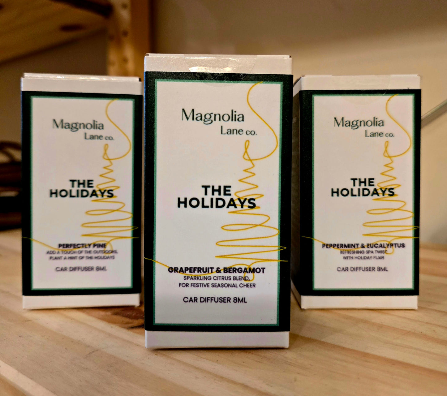 Car Diffusers HOLIDAYS EDITION | Cardle & co. & Magnolia Lane co.