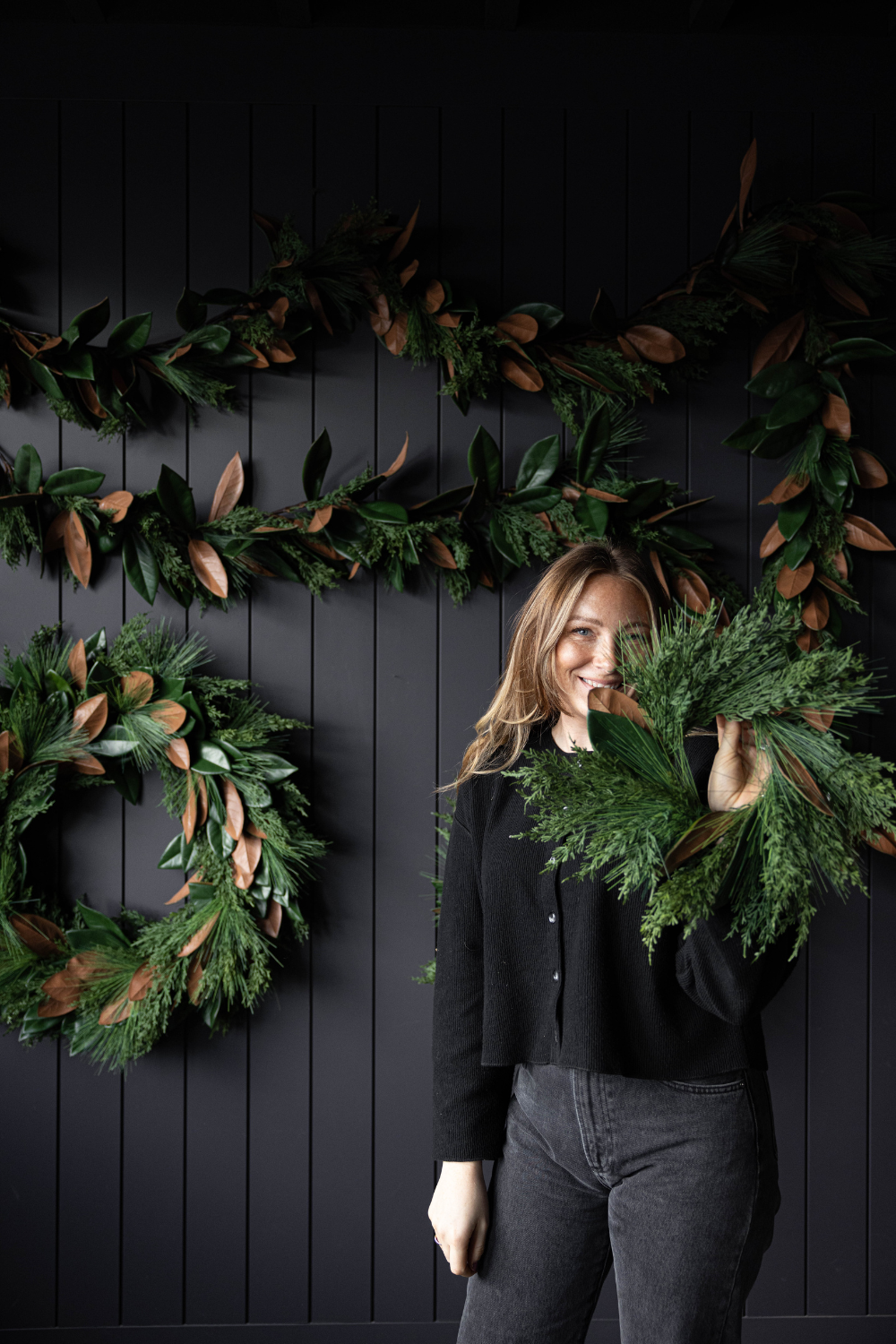 Magnolia Norfolk Cypress Mixed Real Touch Collection