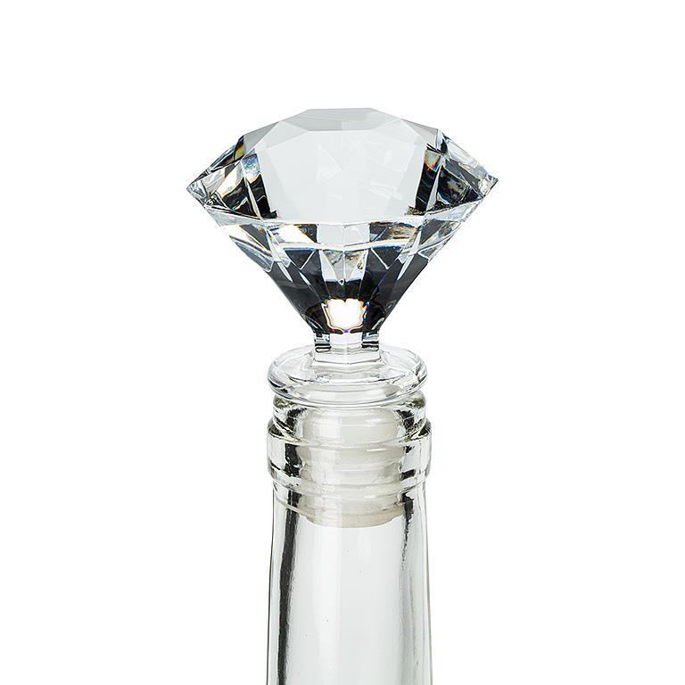 Round Cut Gem Bottle Stopper-3"H - Magnolia Lane co. Home + Garden + Gift