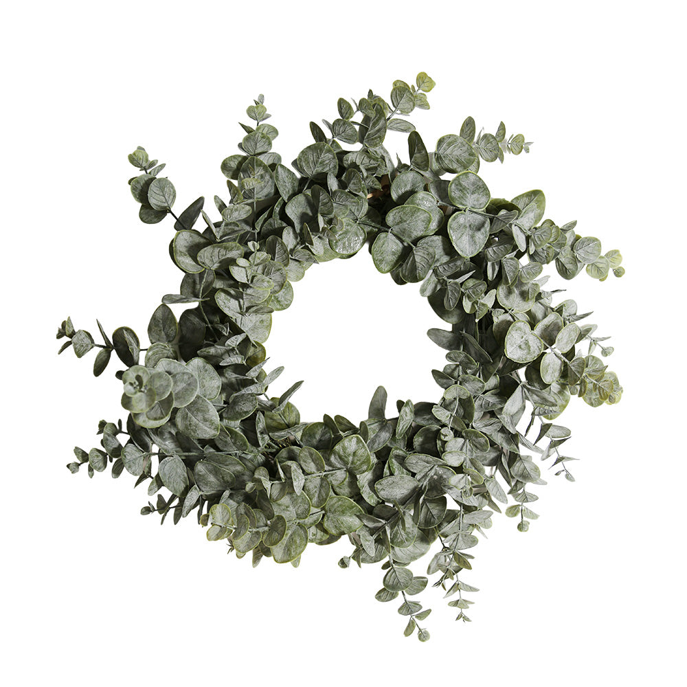 24" Eucalyptus Wreath Sage Green