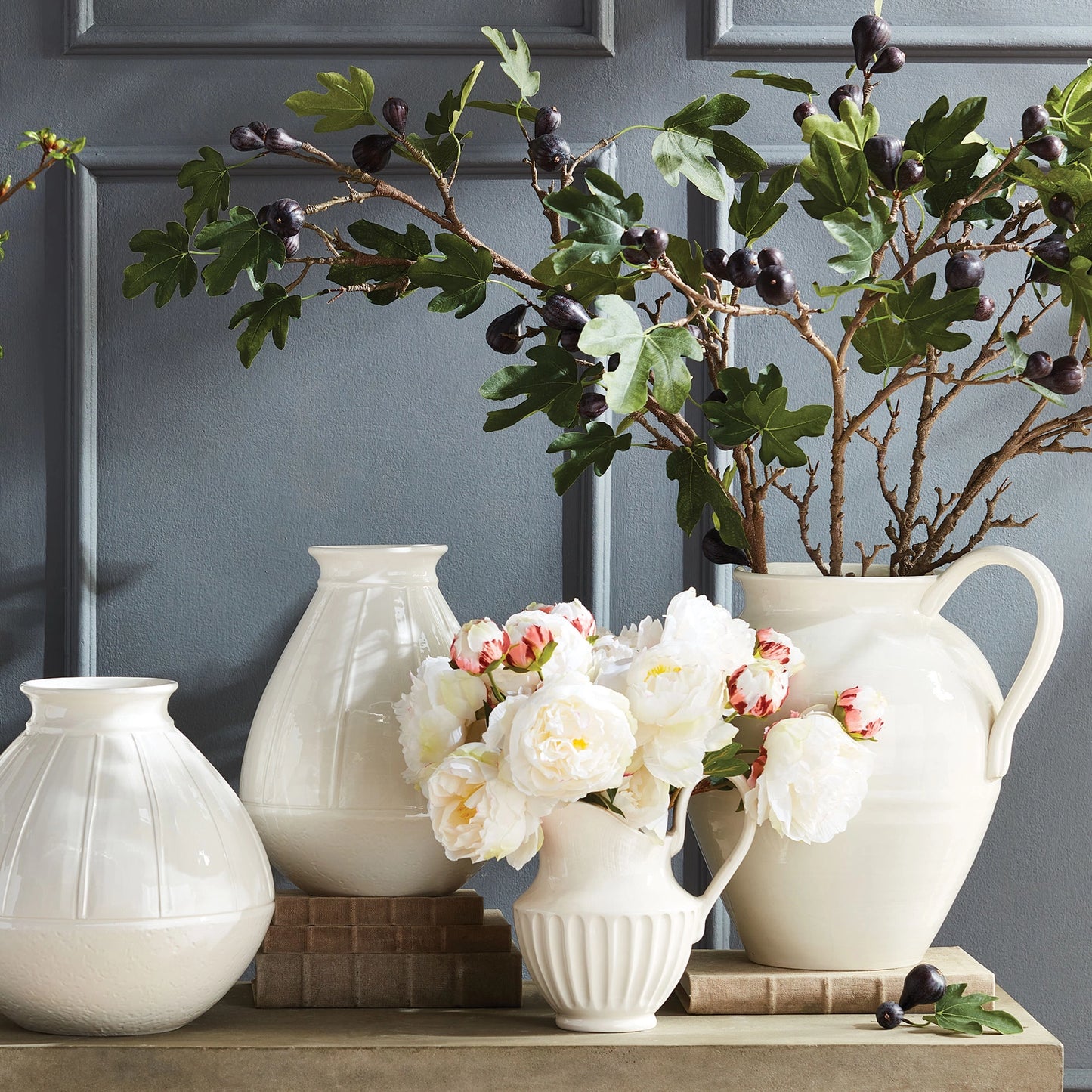 Fig Branch with Figs 46"