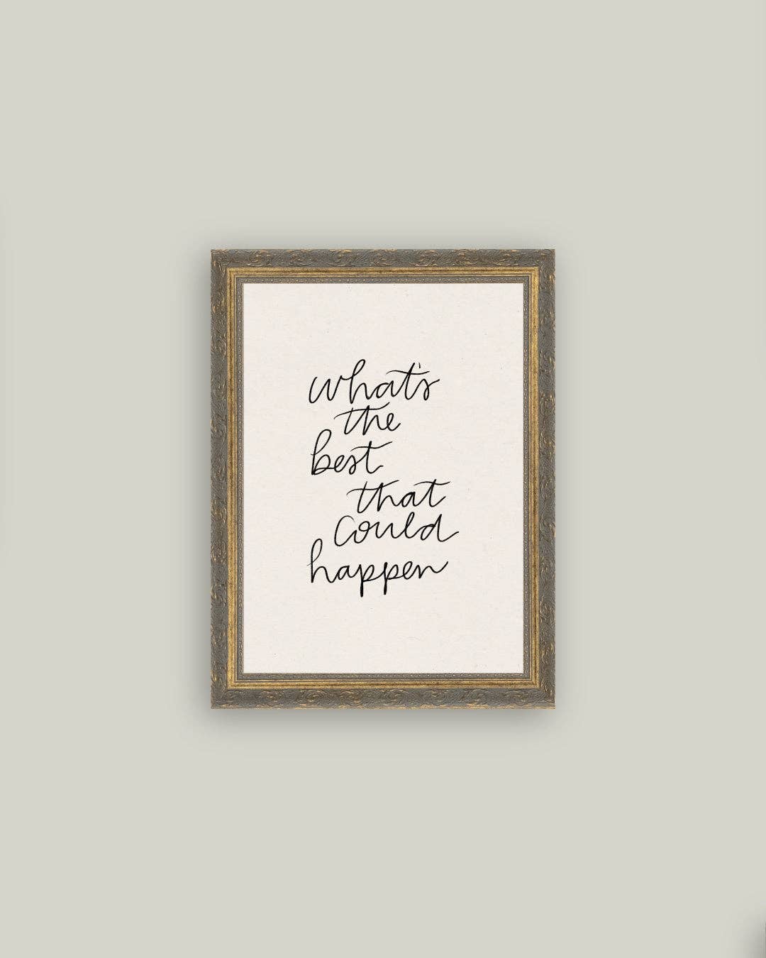 The Best That Could Happen Framed Antique Art - Magnolia Lane co. Home + Garden + Gift