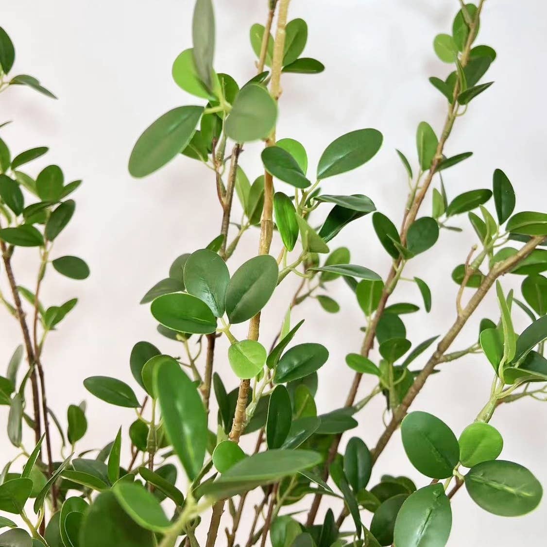 41“ Artificial flower Green leaves branches Faux flower stem
