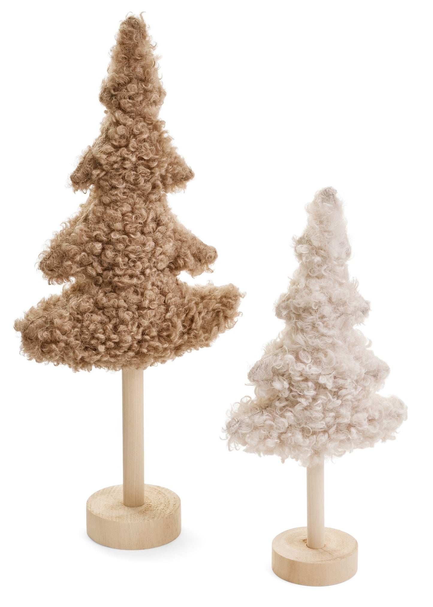 DECO PLUSH TREE POLY/WOOD | Two Sizes