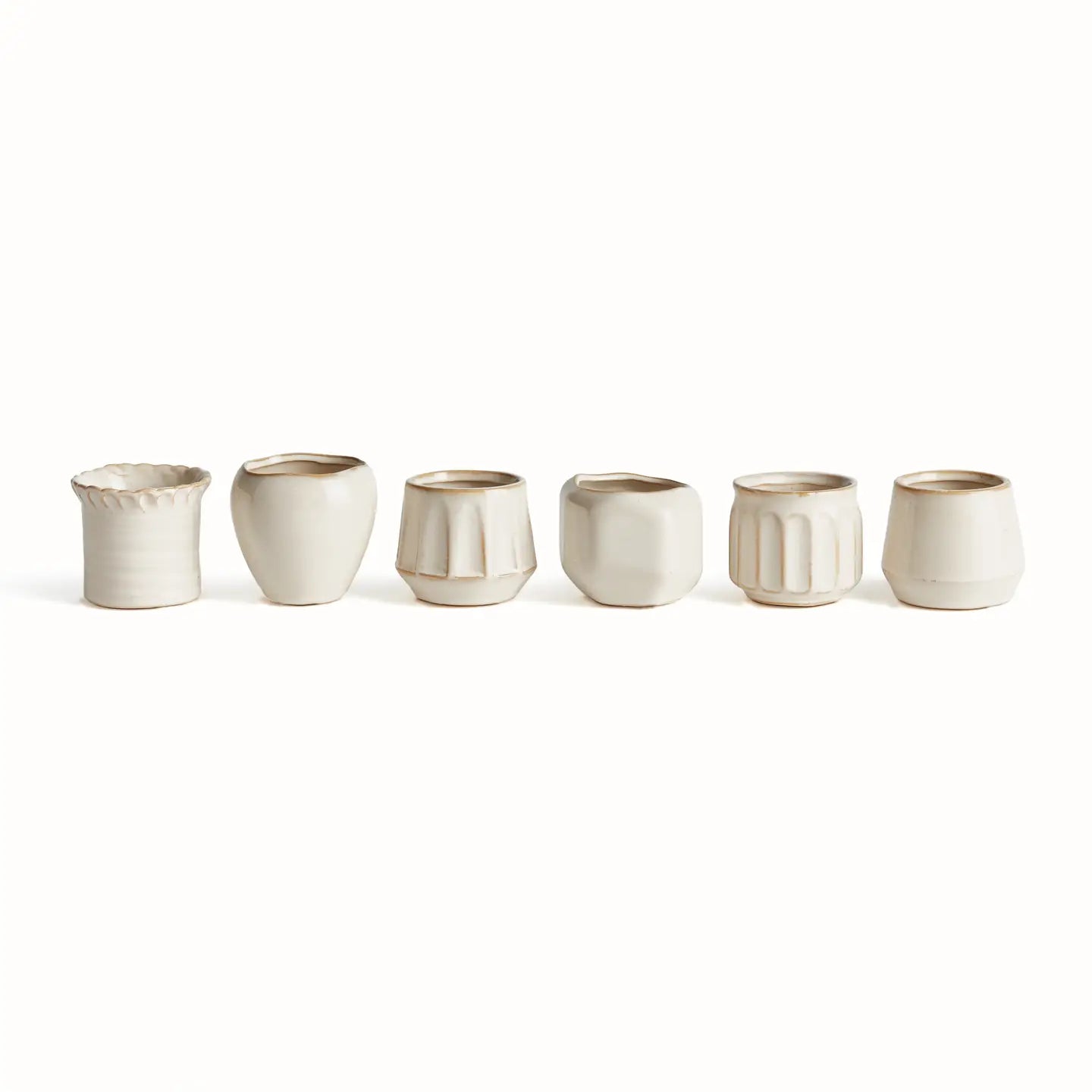 Dezie Mini Pots - Cream | Assorted styles