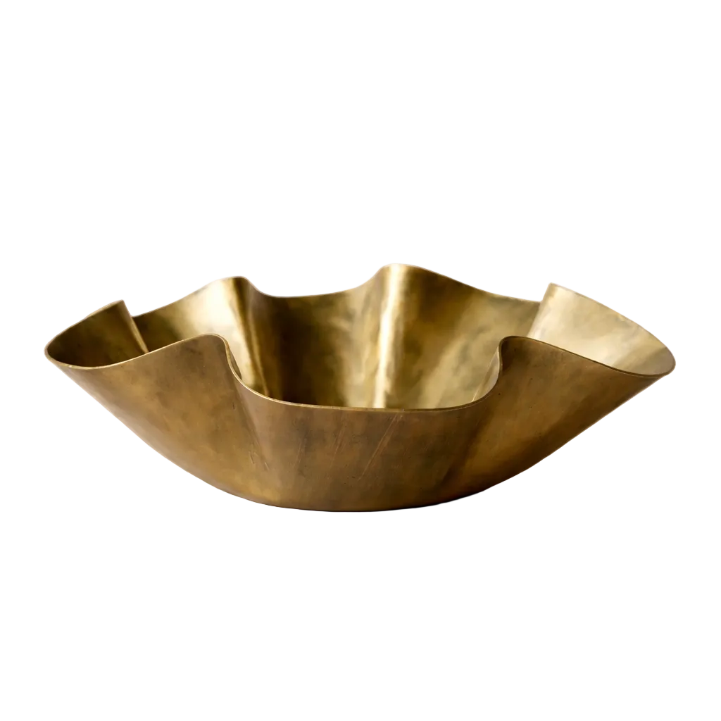Oversized Aluminum Wavy Bowl - Magnolia Lane co. Home + Garden + Gift