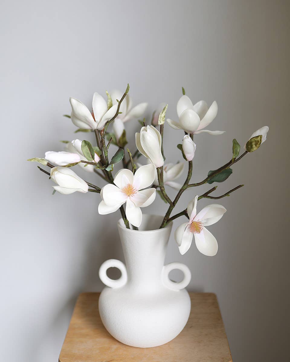 White Magnolia Tulip 20"