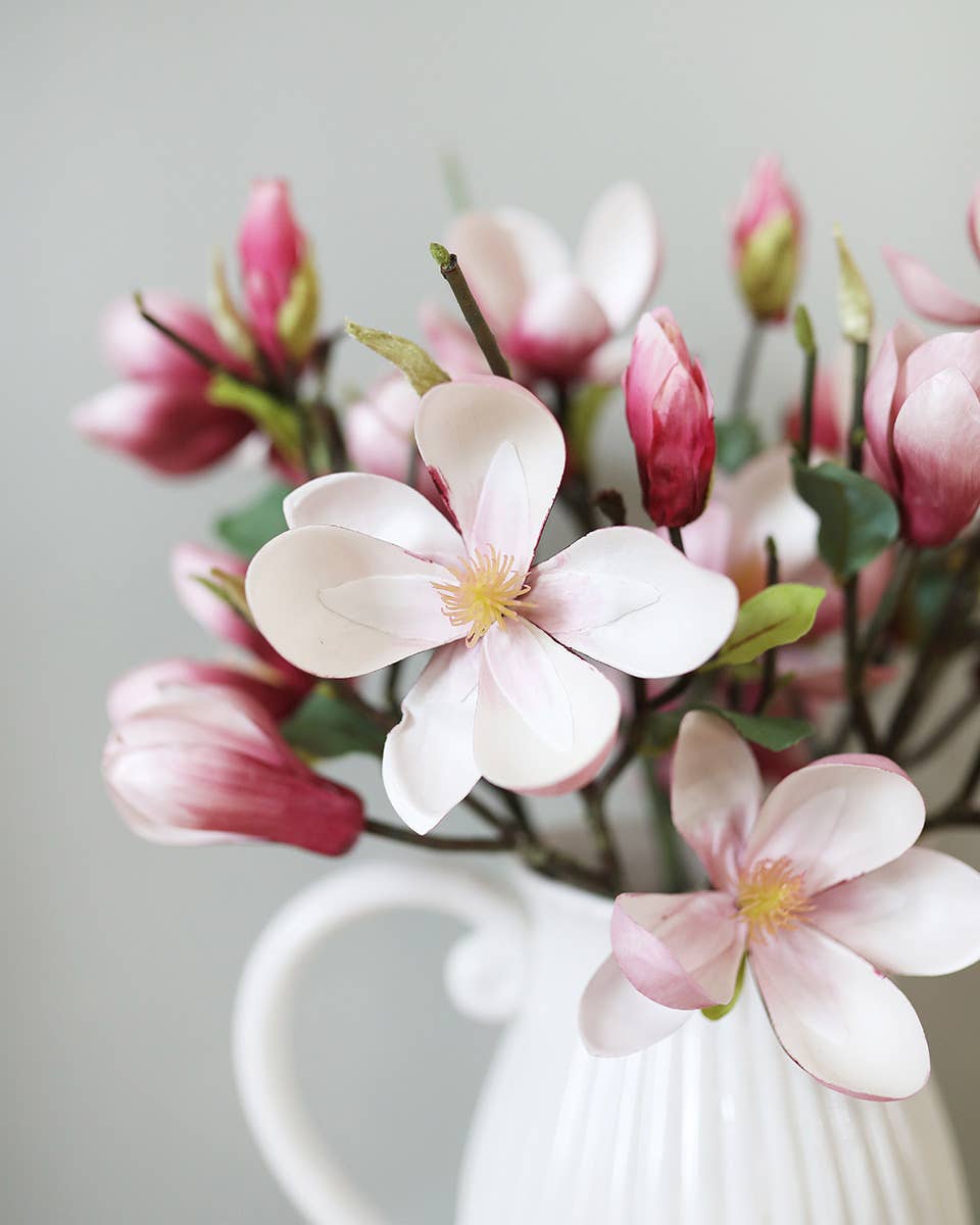 Pink Magnolia Stem 20"
