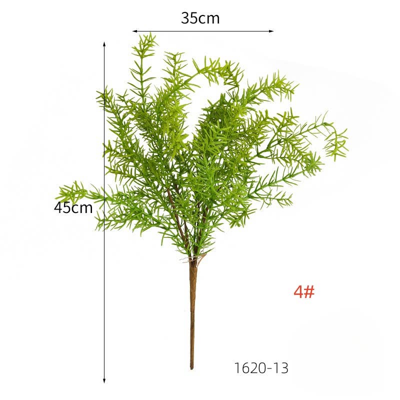 Artificial Fern leaves vase filler succulent branches
