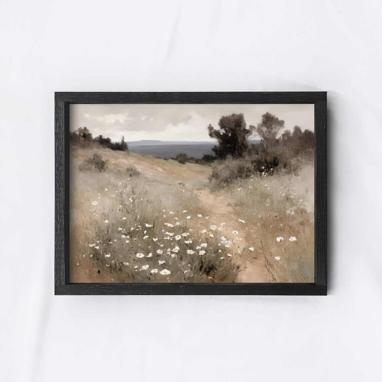 Vintage Landscape Painting | Vintage Framed Wall Art A241P