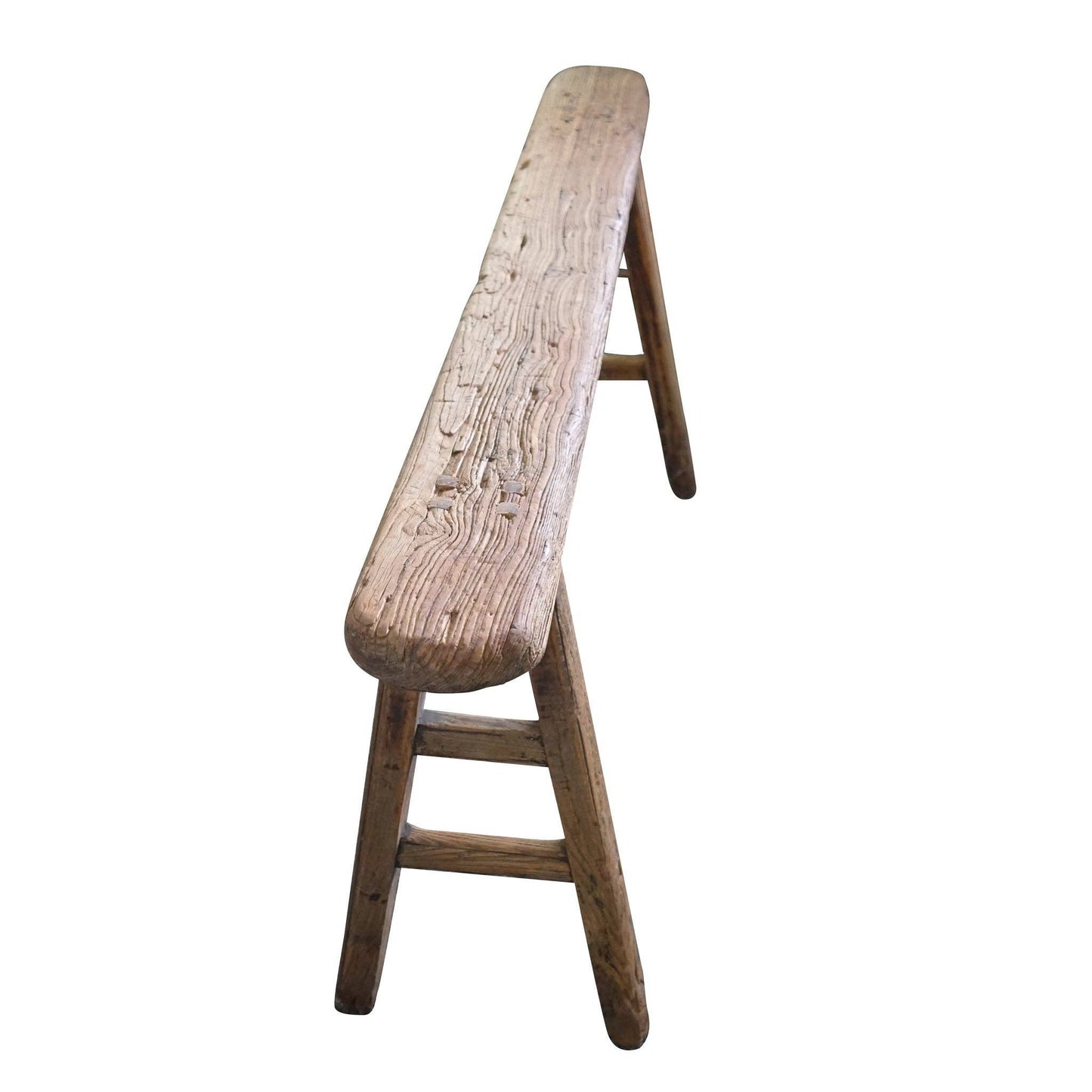 Antique Skinny Wooden Bench, Size 45-55 in - Magnolia Lane co. Home + Garden + Gift