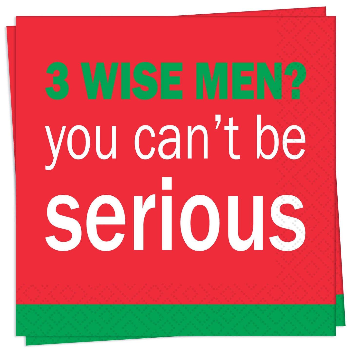 3 Wise Men Cocktail Napkin