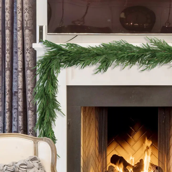 6' Real Touch Frasier Fir Garland