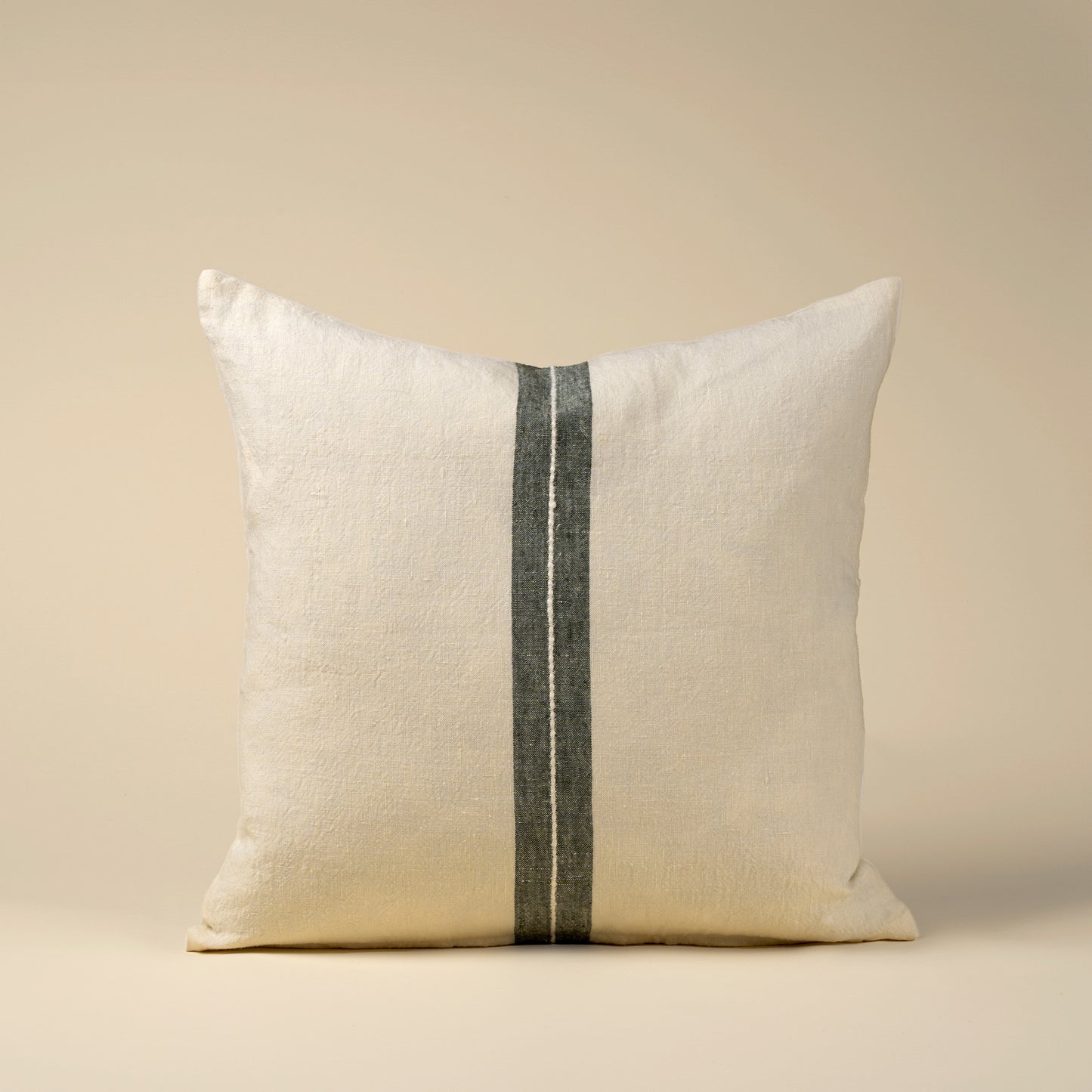 20x20 Emmett Linen Pillow, Ivory - Magnolia Lane co. Home + Garden + Gift
