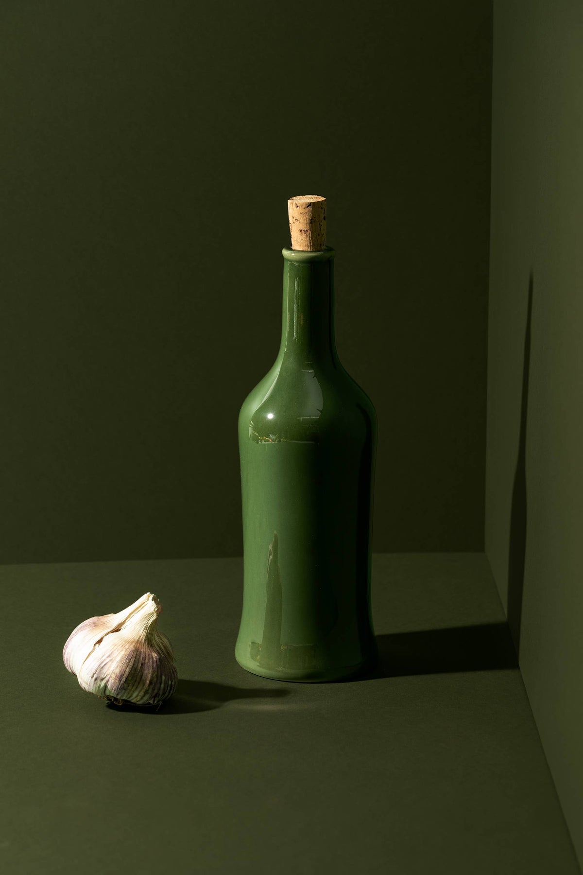 Handmade Stoneware Olive Oil Dispenser | Brutto 21 oz