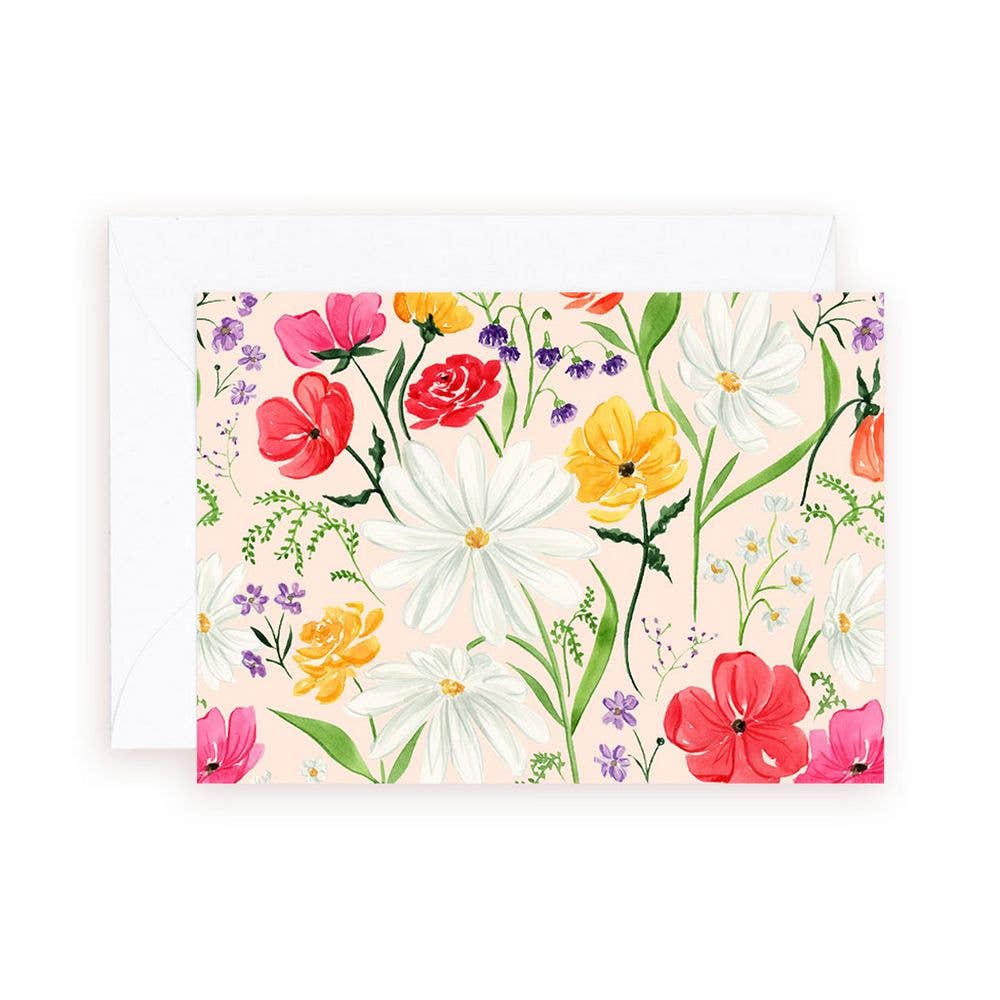Mini Card - Dainty Wildflowers Enclosure Card