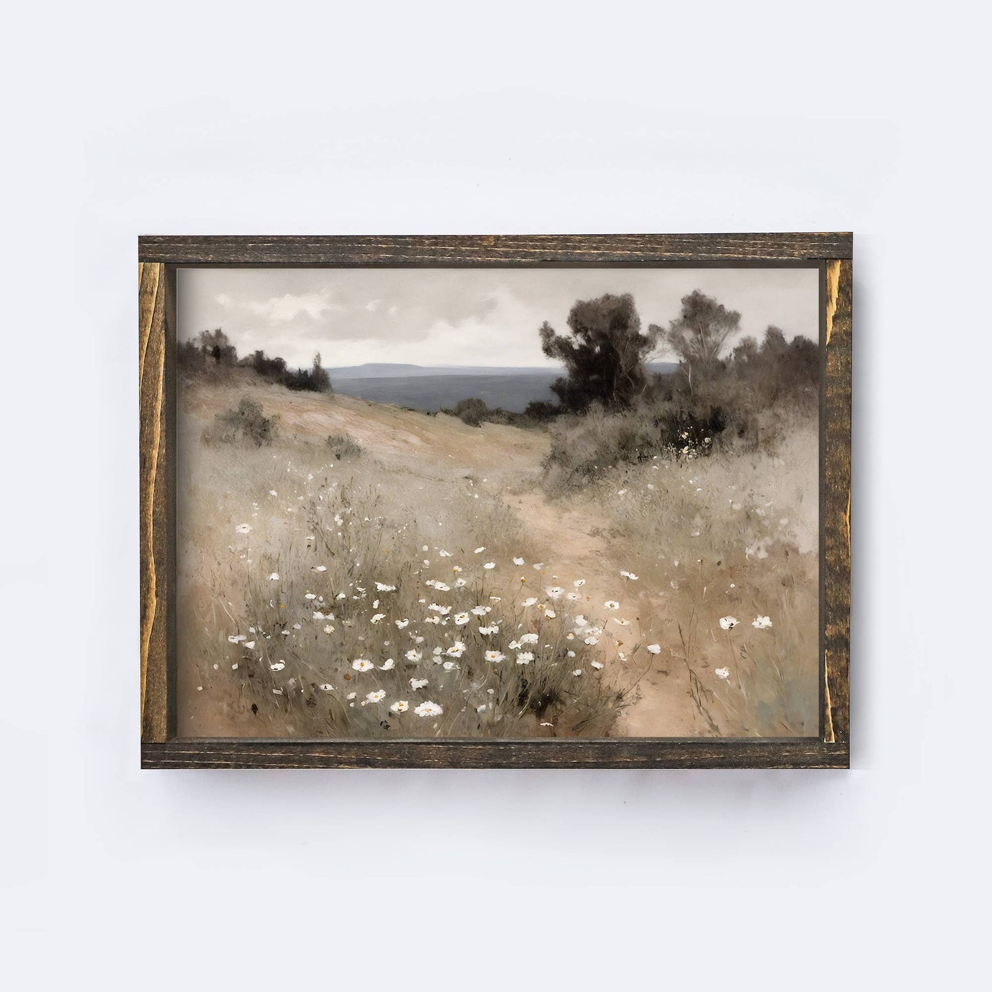 Vintage Landscape Painting | Vintage Framed Wall Art A241P