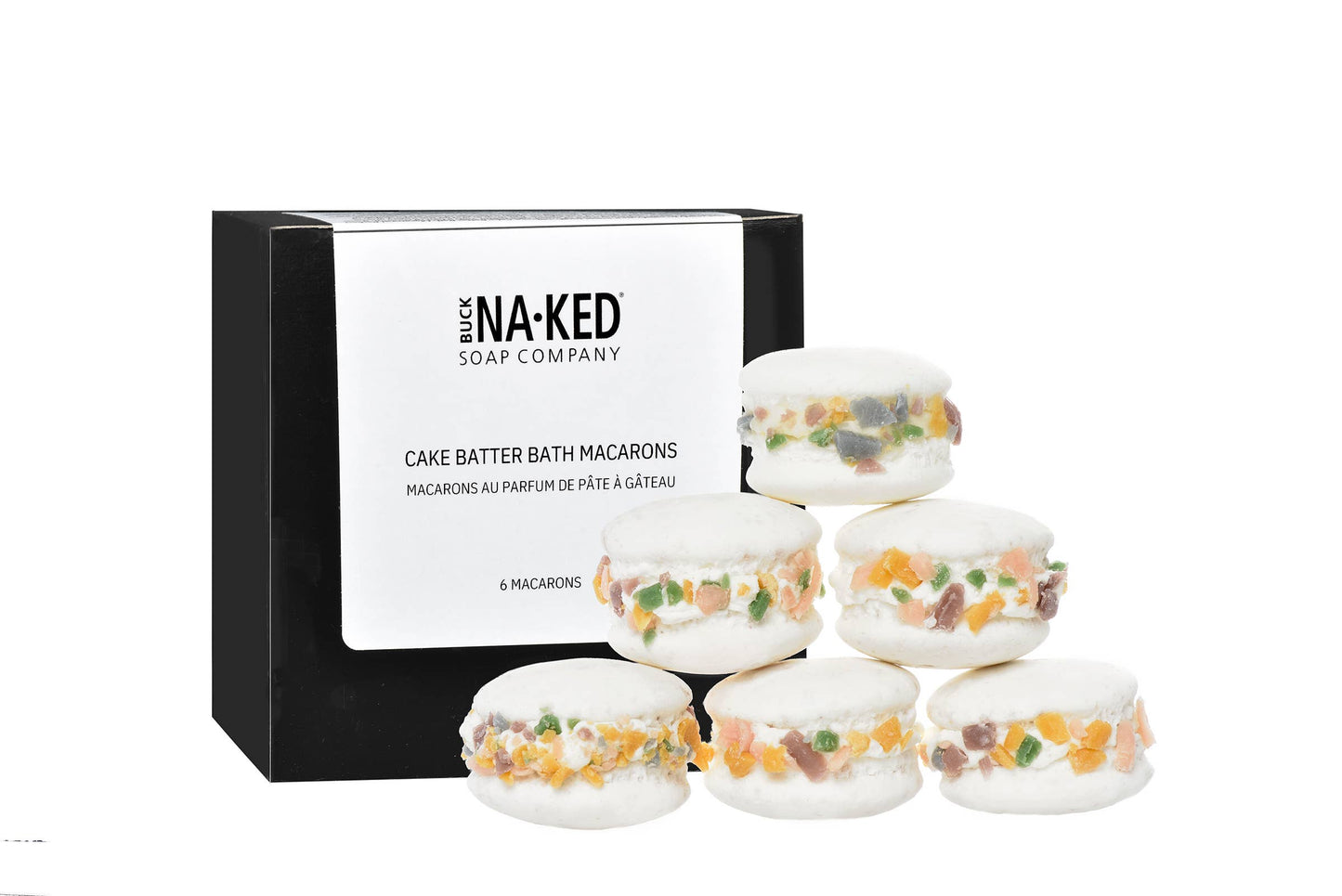 Cake Batter Bath Macarons