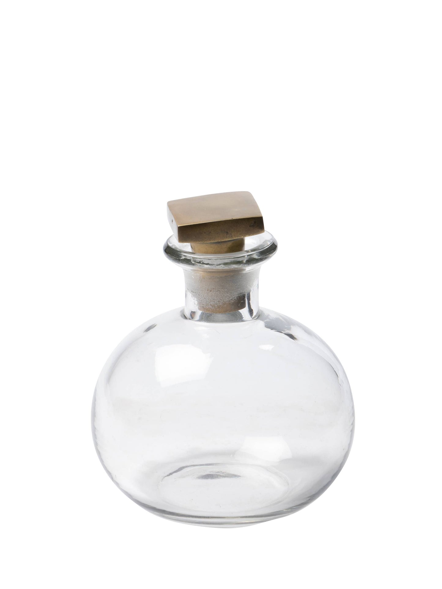 Round carafe with square stopper