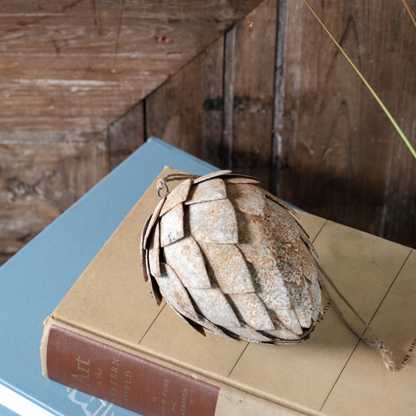 RUSTIC TIN ARTICHOKE DECOR