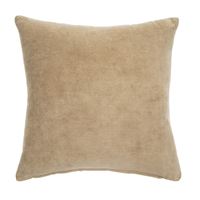 18x18 Vera Velvet Pillow, Bisque