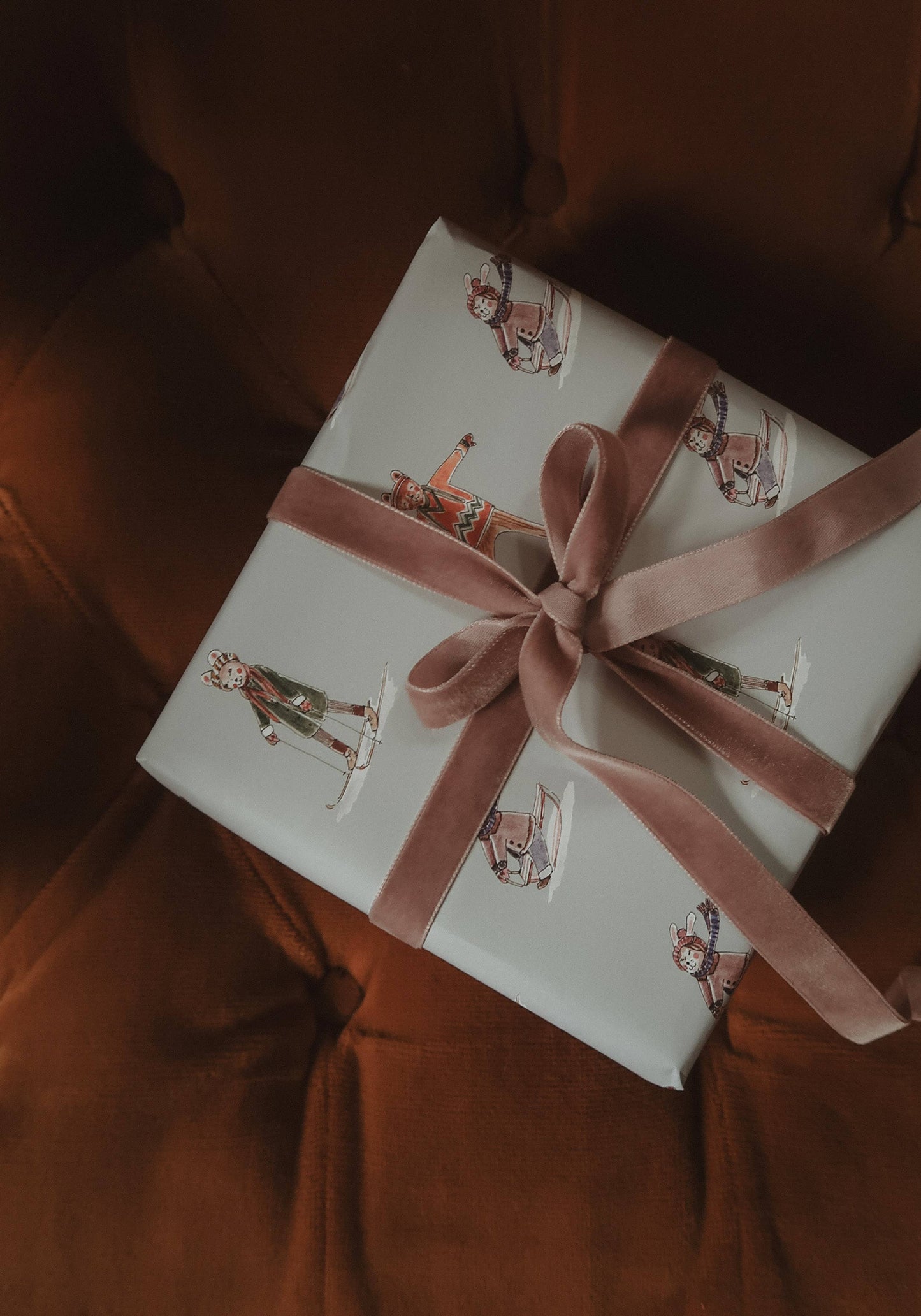 Set Of 3 Pieces Winter Joys Wrapping Paper