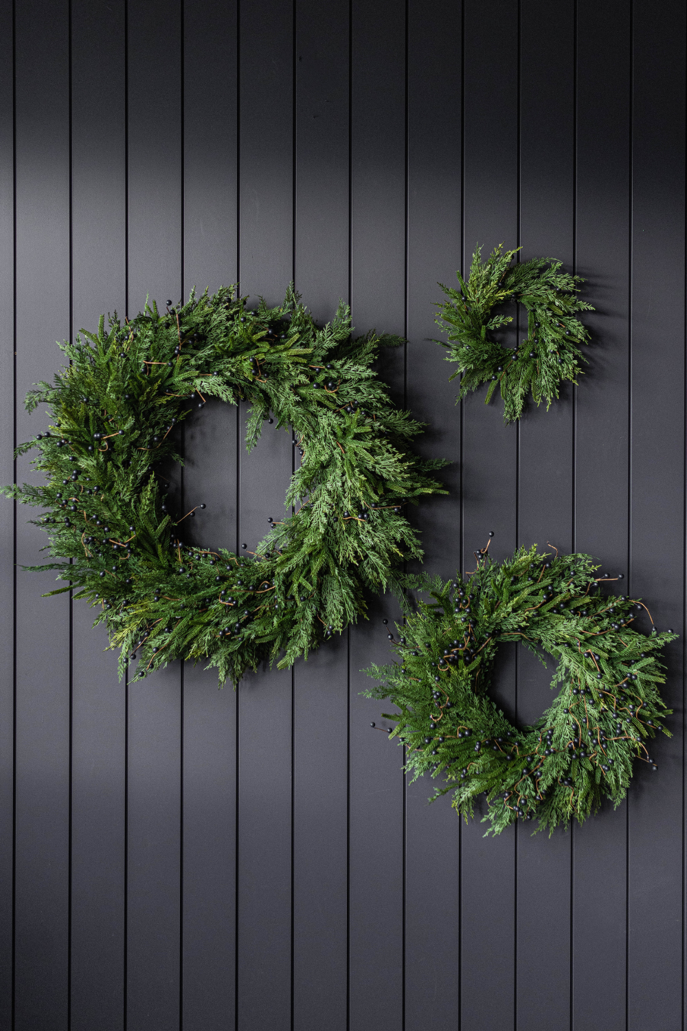 Blue Plum Berry Norfolk Cypress Real Touch Collection