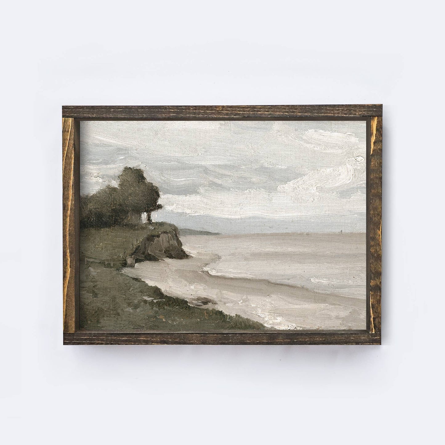 Vintage Coastal Sea Painting | Coastal Art Print A199 - Magnolia Lane co. Home + Garden + Gift