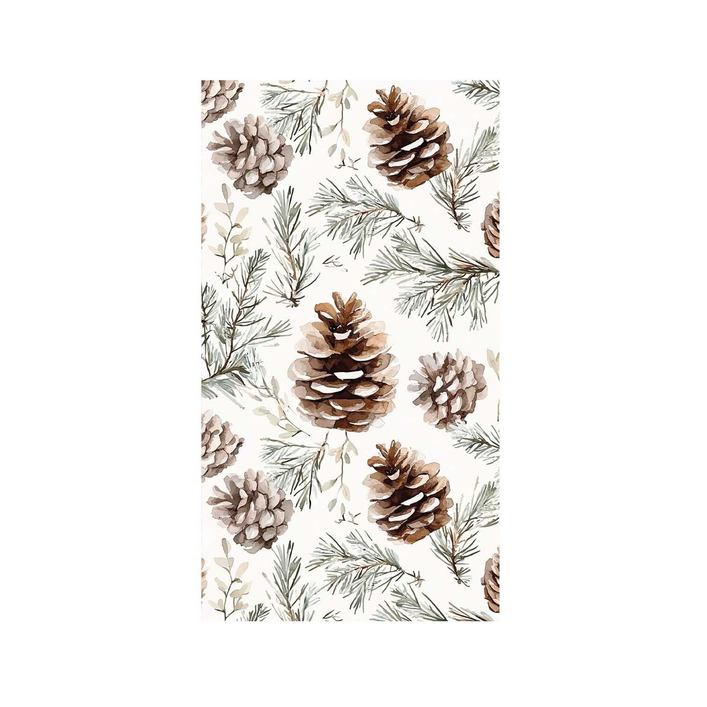 Pinecone Firs Printed Napkin | 2 Styles