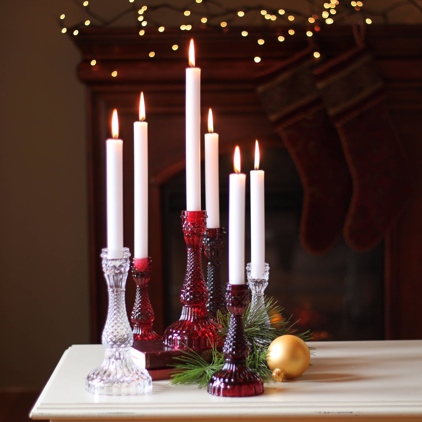 Bella Candle Holders – Clear