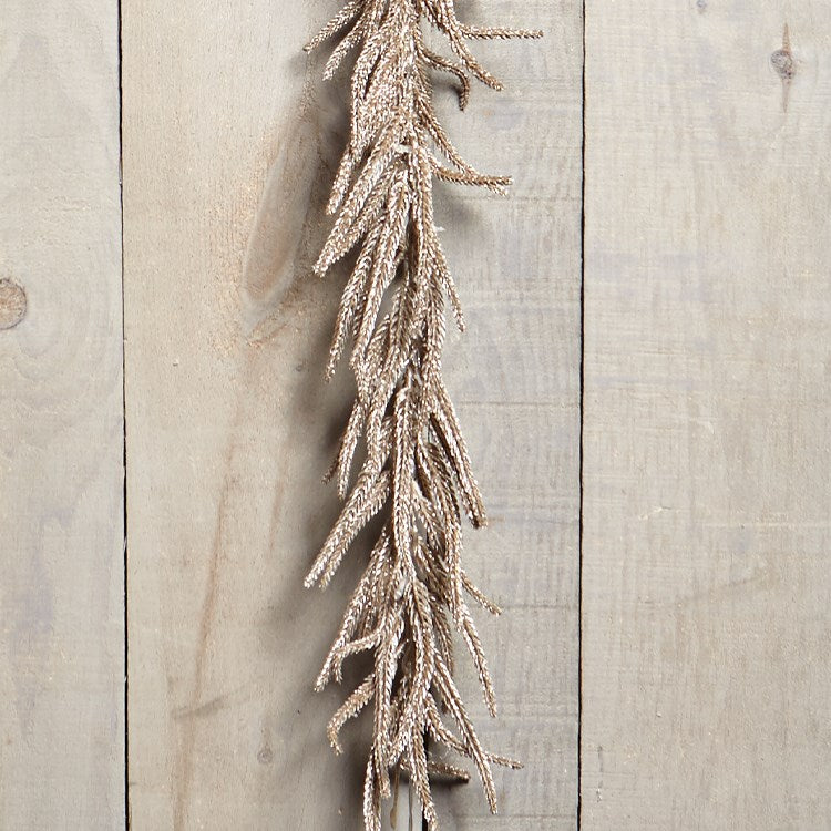 Frosted LED Garland Champagne