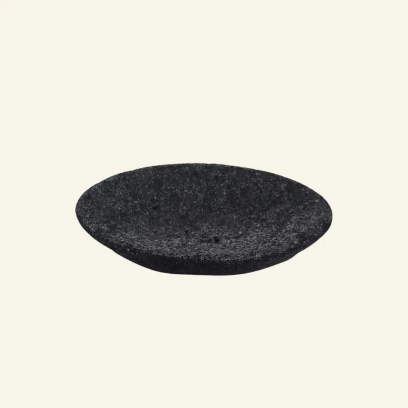 Volcanic stone soap dish - Black - Magnolia Lane co. Home + Garden + Gift