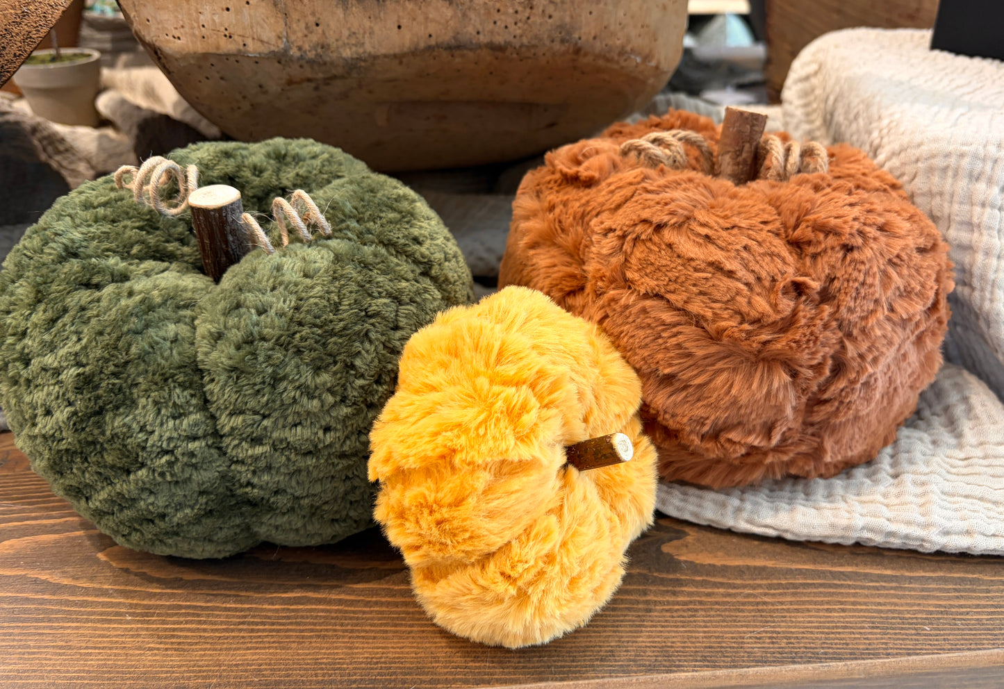Hand Crafted Soft Pumpkins