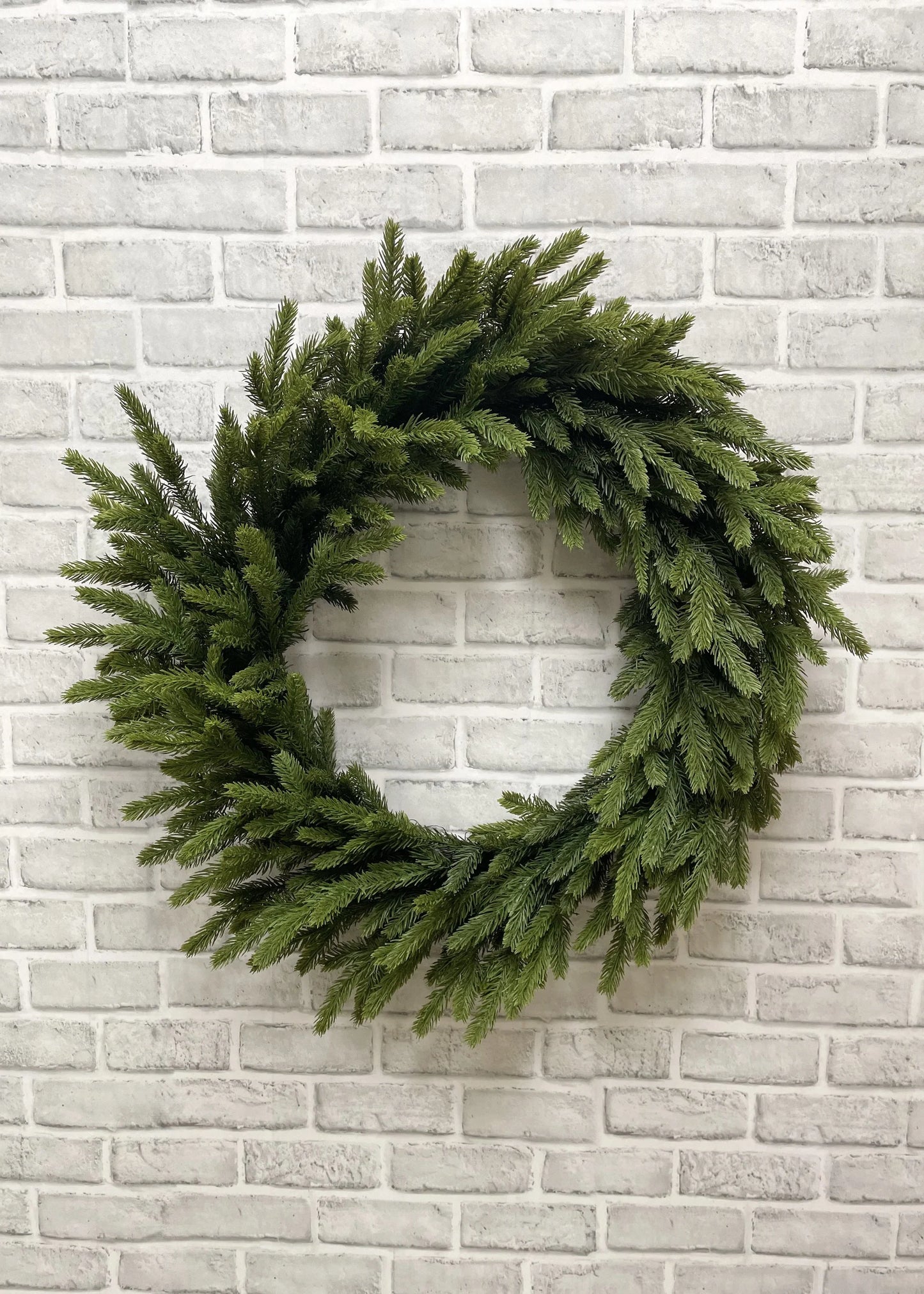 15" IN DIM, 24" OUT DIM, FRESH TOUCH SPRUCE WREATH