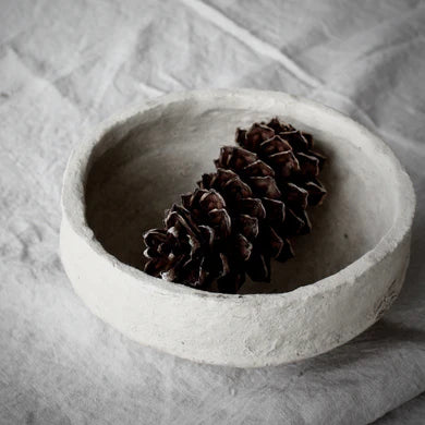 SUSTAIN Sculptural Bowl | White