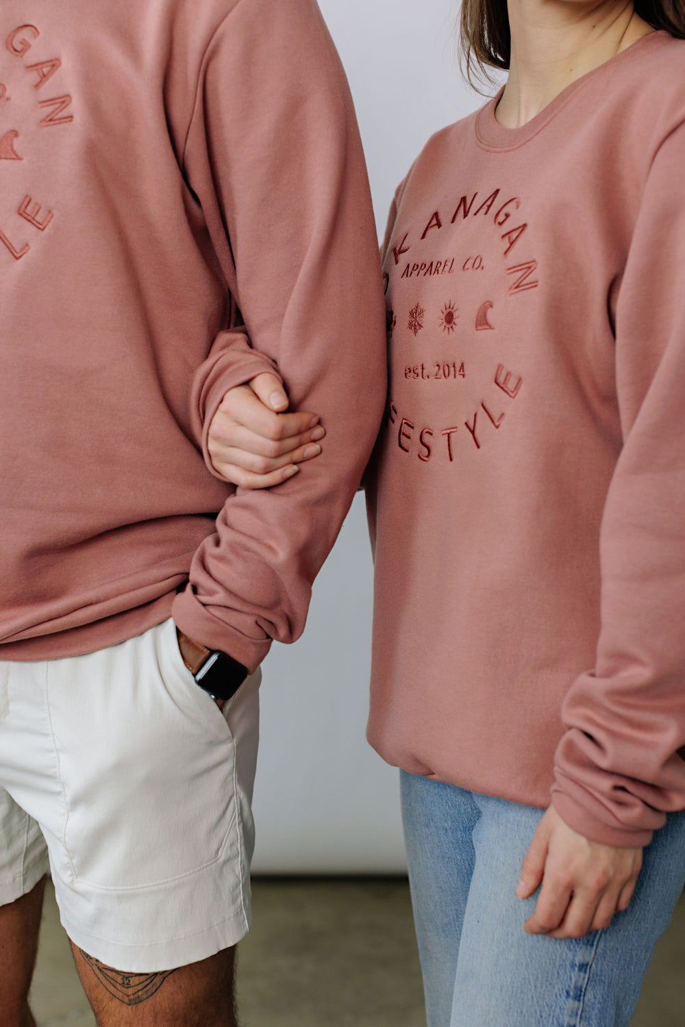 OKGN Lifestyle Community Crewneck Embroidered Sweater