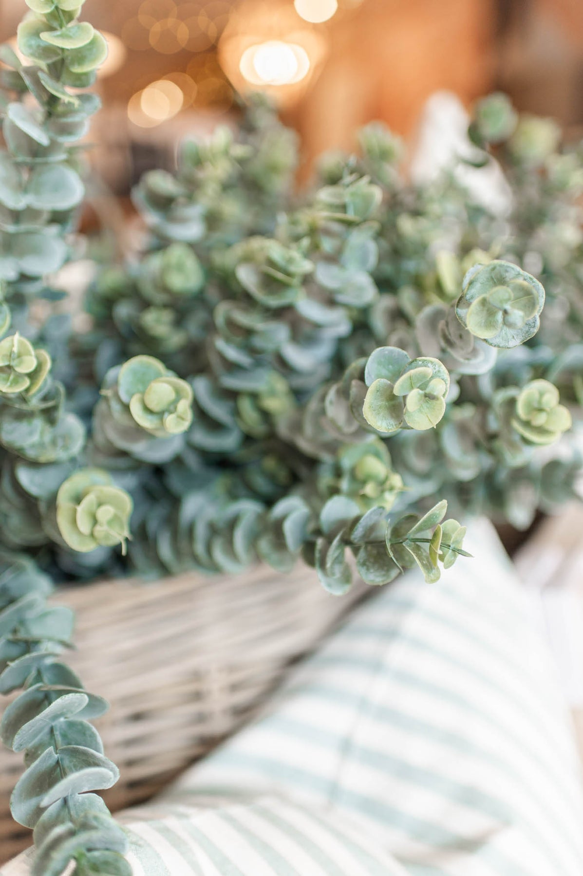 Faux Eucalyptus Branch