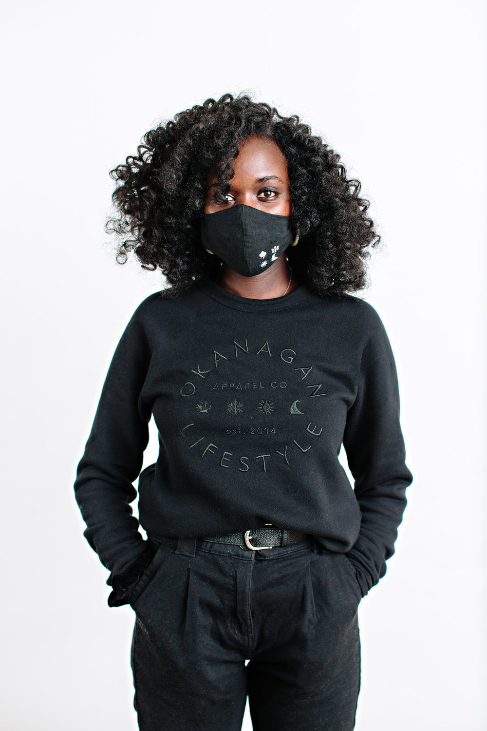 OKGN Lifestyle Community Crewneck Embroidered Sweater