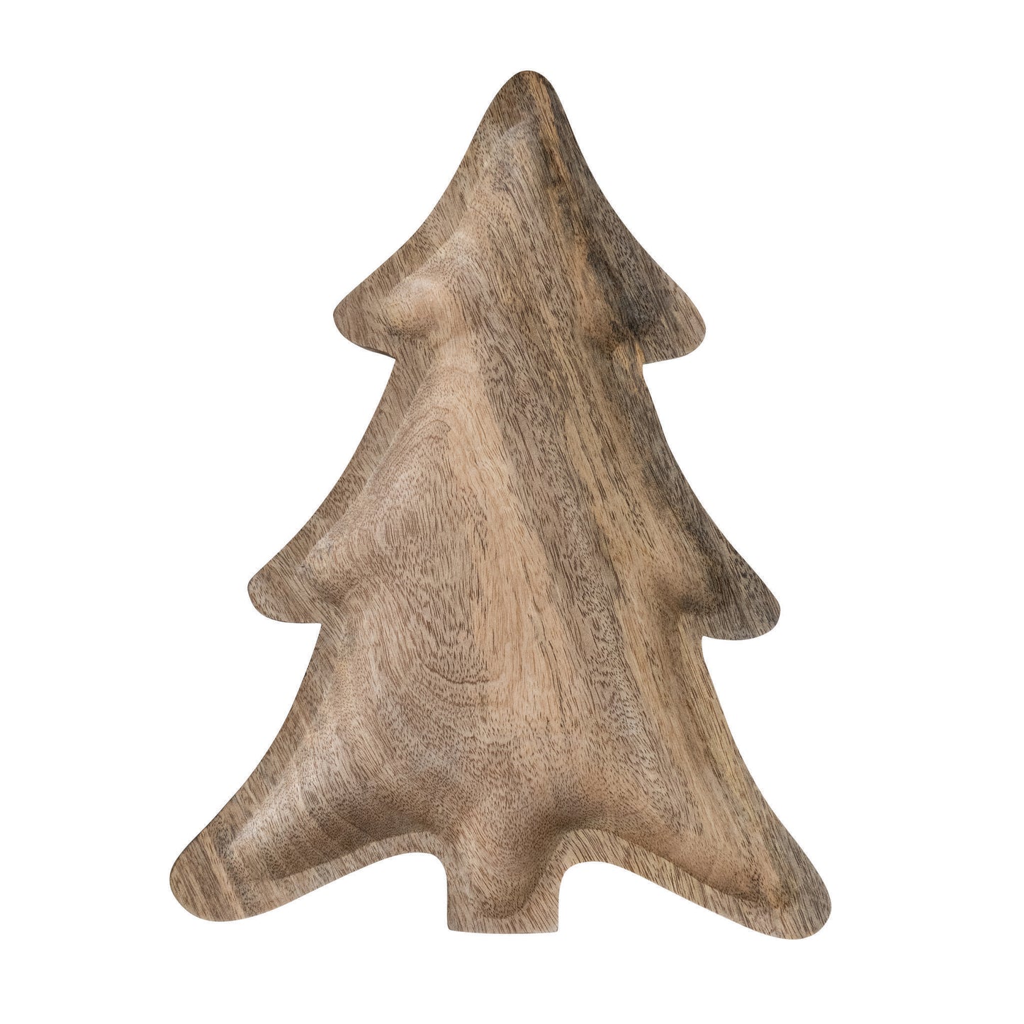Mango Wood Tree Shaped Tray, Natural