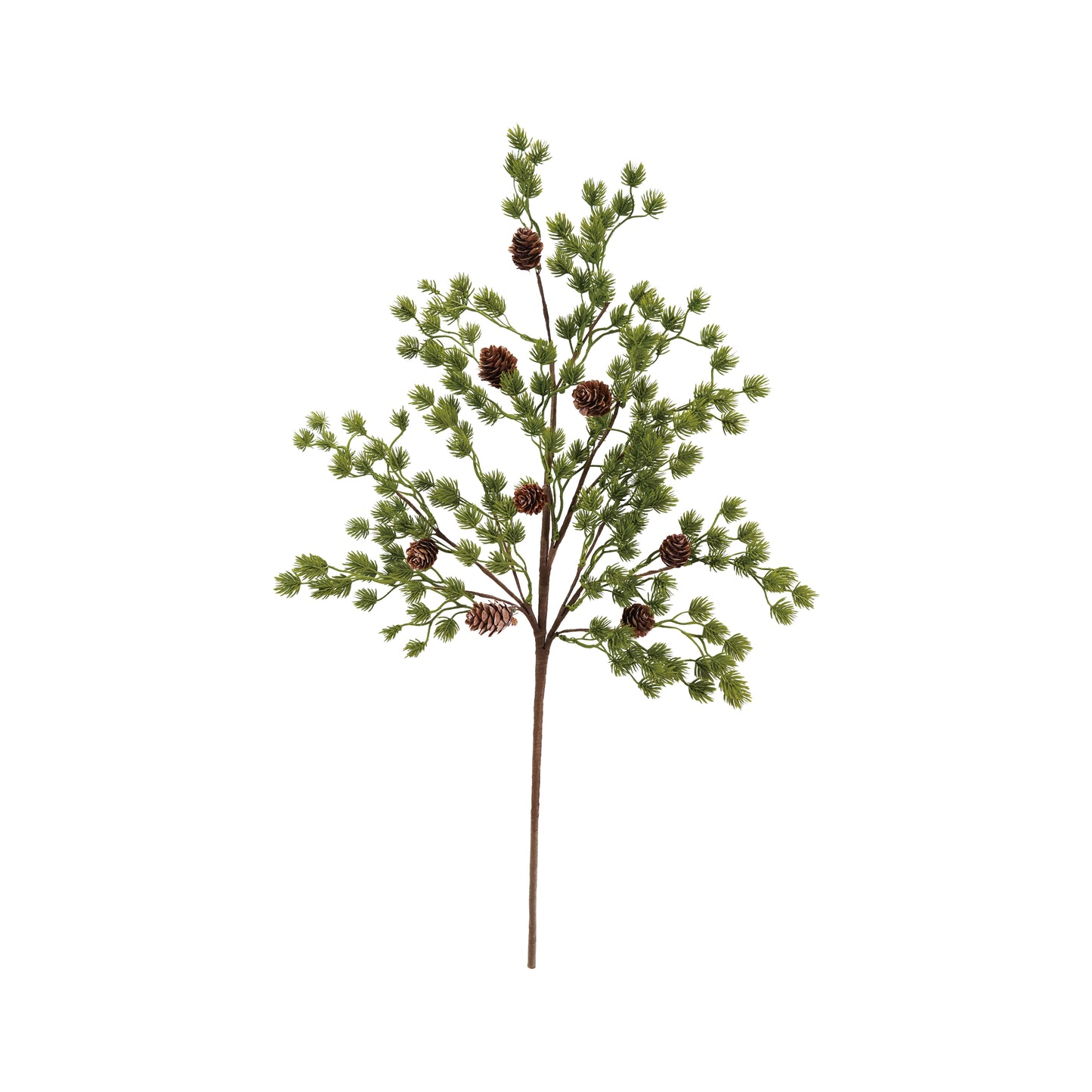 25" Faux Frasier Fir Stem w/ Pinecones